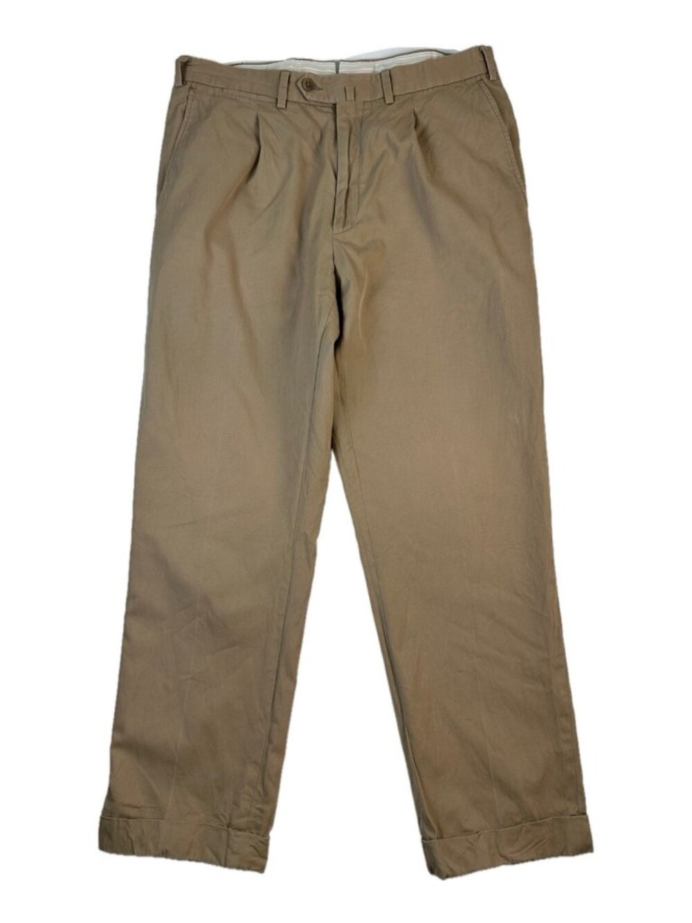 Zegna Men’s Cotton Silk Khaki Chino Pants 32”x27”